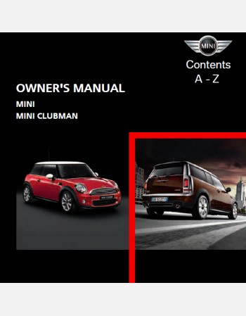 mini cooper 2013 owners manual
